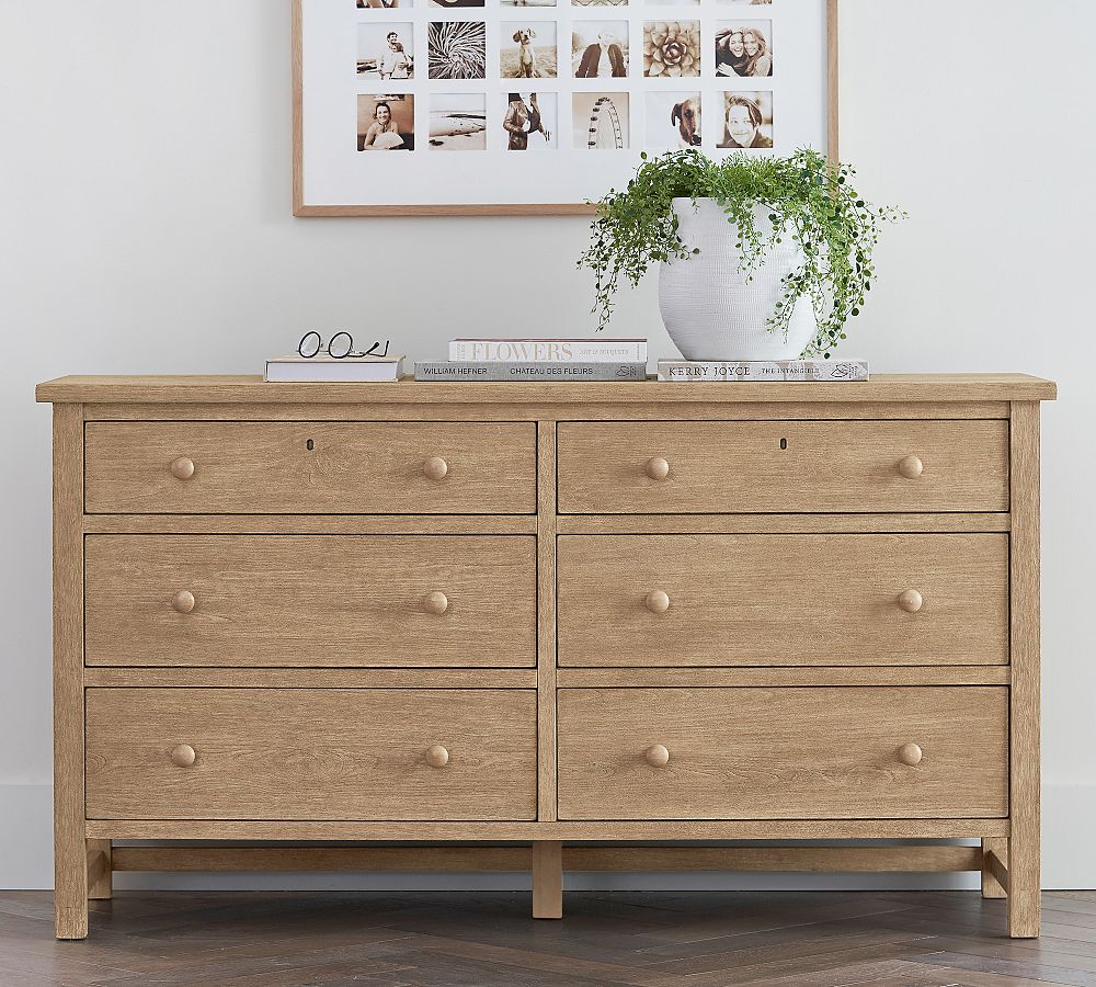 Farmhouse 6-Drawer Dresser (66")